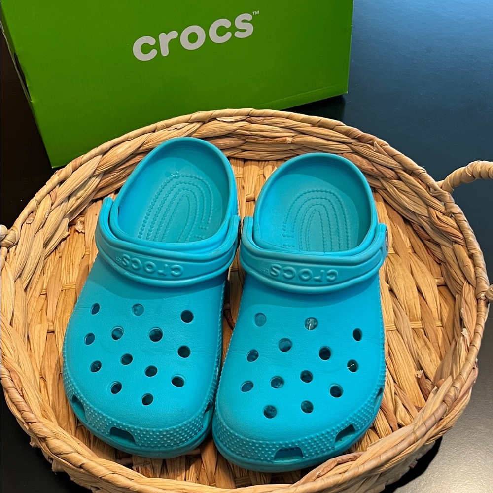 CROCS Sandals - Vibrant Teal Blue - Picture 7 of 9